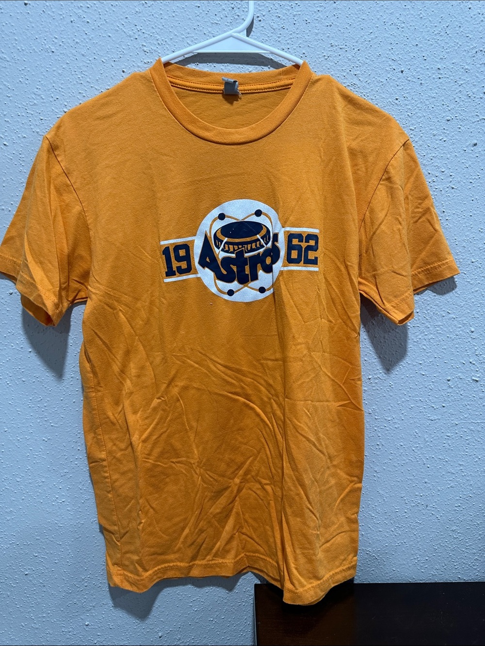 Astro Graphic Orange Crewneck Jersey Tee